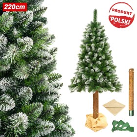 Choinka Sosna Diamentowa Na Pniu 220cm Premium