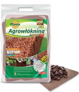 Agrowłóknina Pod Korę I Zrębki P50 Brązowa 1,1x5m