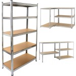 Metalowy Regał Magazynowy 3w1 Bartimex - 150x75x30cm - 875kg