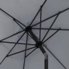 Piasta służąca jako punkt połączenia dla ramion parasola, które rozciągają tkaninę czaszy.