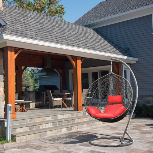 Może być używany zarówno na zewnątrz (na tarasie, balkonie, w ogrodzie), jak i wewnątrz pomieszczeń, stanowiąc eleganckie dopełnienie salonu.