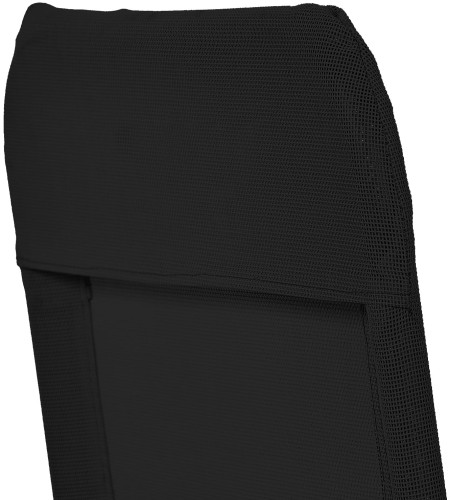 Wykonany z materiału, odpornego na wodę i zabrudzenia, łatwego w konserwacji - zbliżenie na teksturę materiału.