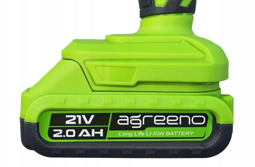 Czarno-zielony akumulator 21V 2.0Ah.