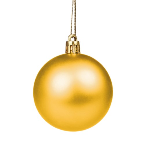 Bombka złota matowa