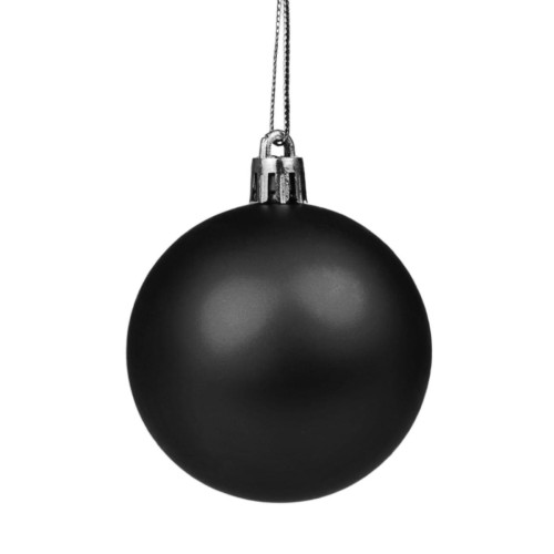 Bombka czarna matowa