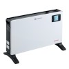 Grzejnik elektryczny konwektorowy 2000W termostat, z wentylatorem, WiFi, TURBO, pilot, biały