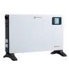 Grzejnik elektryczny konwektorowy 2000W termostat, z wentylatorem, WiFi, TURBO, pilot, biały