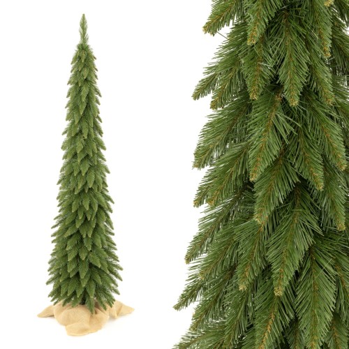 Choinka Świerk Naturalny w Donicy + Juta 160 cm