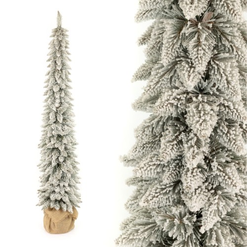 Choinka Świerk Śnieżony w Donicy + Juta 160 cm