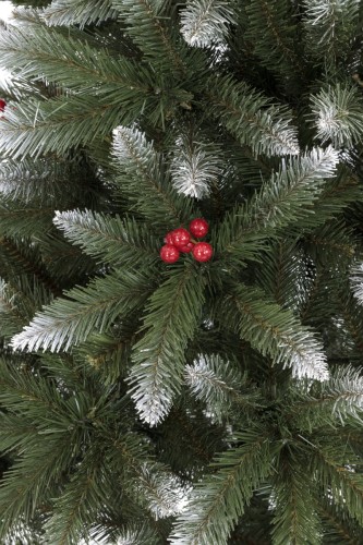 Choinka Świerk Bielony Z Czerwoną Jarzębiną 220cm