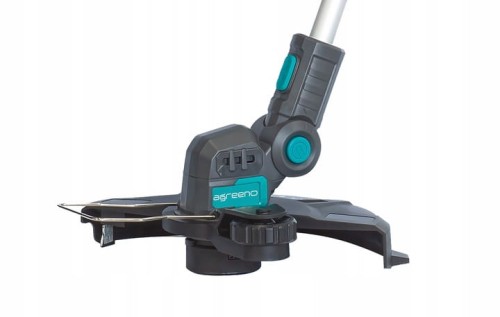 Głowica tnąca z żyłką, na białym tle.