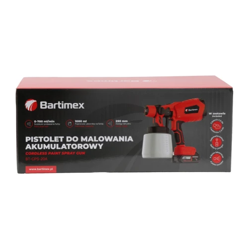 Akumulatorowy pistolet do malowania BT-CPS-20A