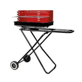 Grill Ogrodowy Na Kołach Z Popielnikiem I Składanymi Nogami Planta