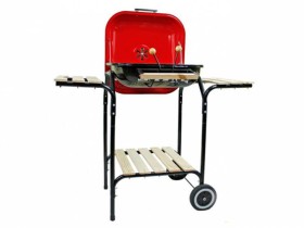 Grill Ogrodowy Duży Z Pokrywą +3 Półki Regulacja Planta