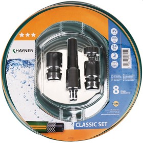 Wąż Ogrodowy + Zestaw 3-Warstwowy Classic 1/2` 20mb Khayner