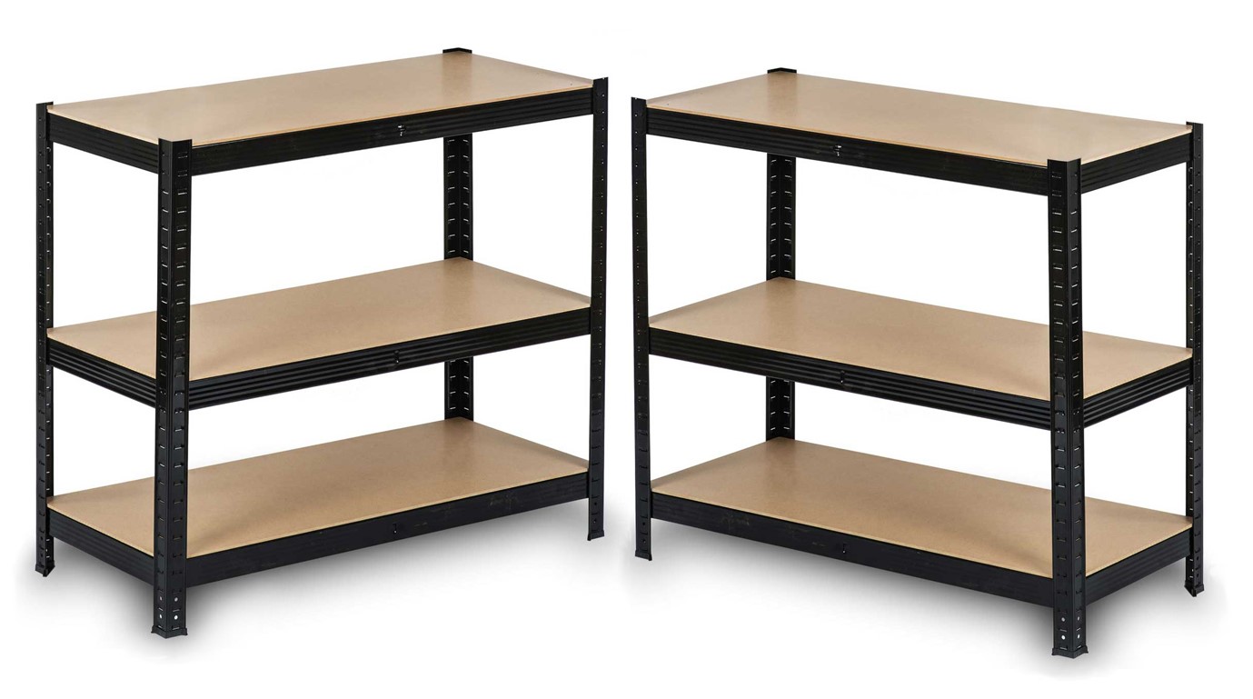 Dzięki modularnej budowie możliwe jest nie tylko dowolne konfigurowanie ułożenia półek, ale także możliwość rozłożenia regału na dwa mniejsze. Można także wykonać z niego stół warsztatowy.