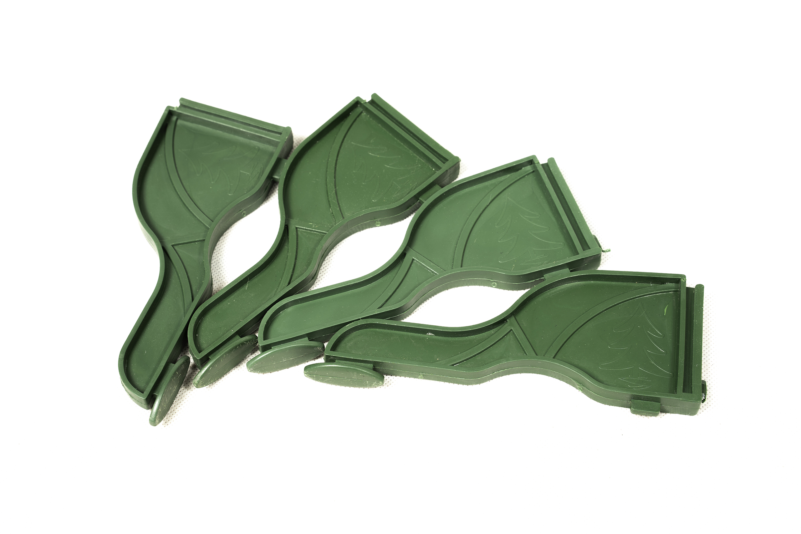 Czteroramienna zielona podstawa choinki.