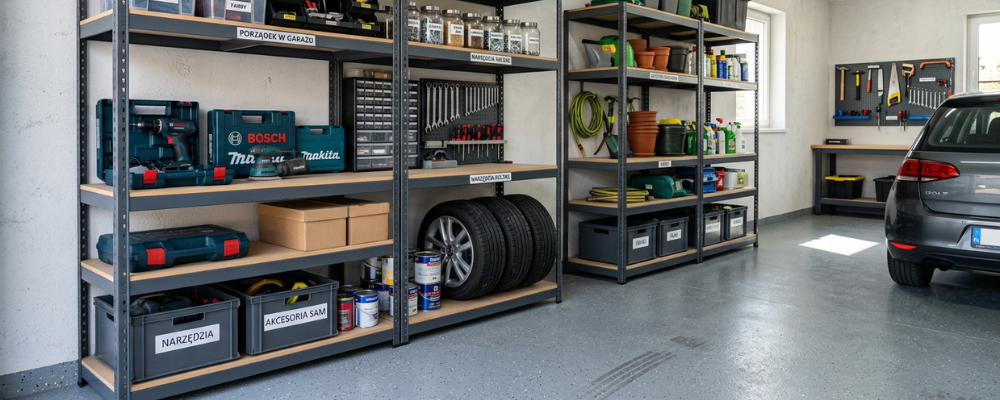 Regały metalowe do garażu: sposób na idealny porządek